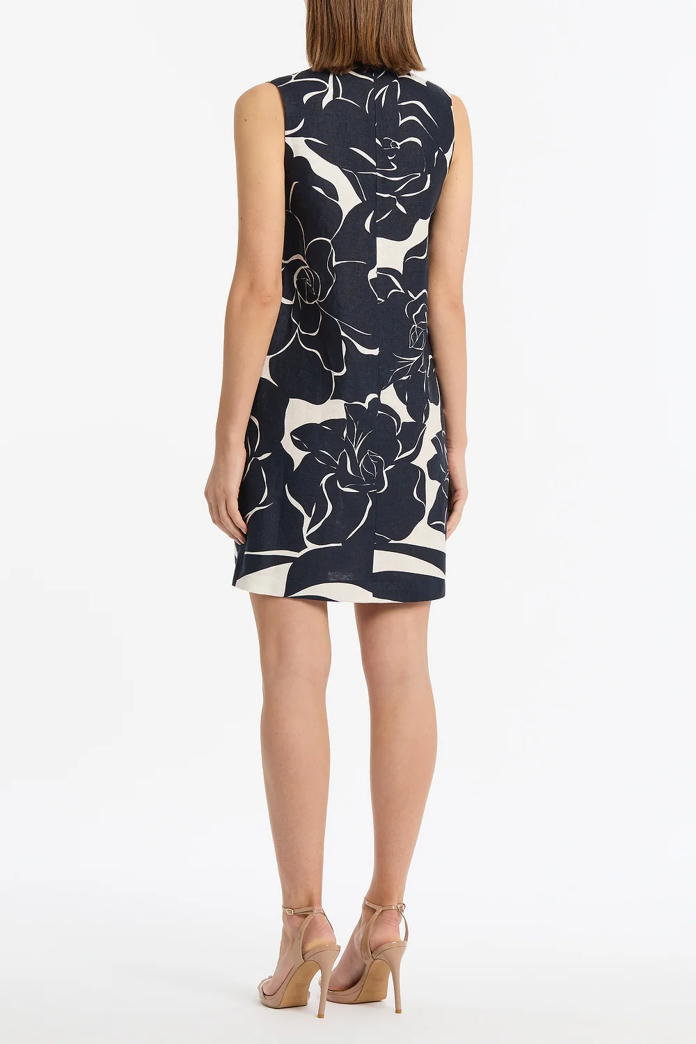 CELESTIAL PETALS LINEN SHIFT DRESS - Image 3