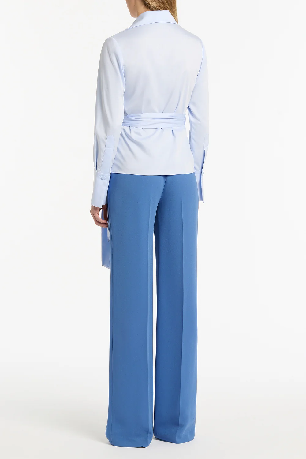 CHAMBRAY WRAP TOP - Image 3