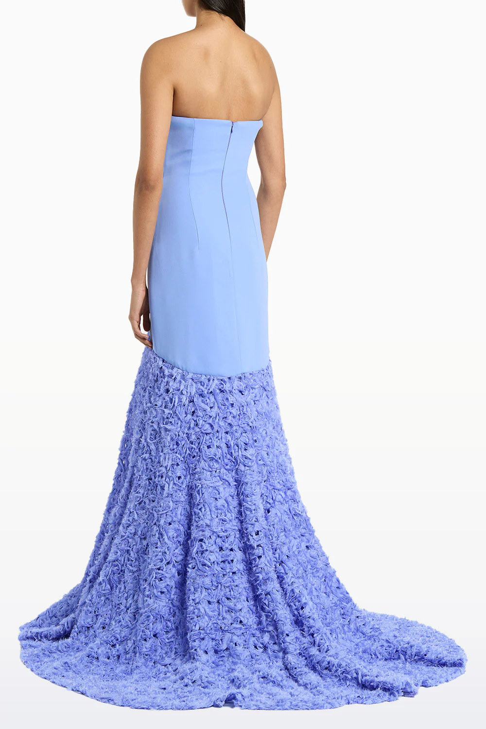 CORNFLOWER NASTRO STRAPLESS GOWN - Image 3