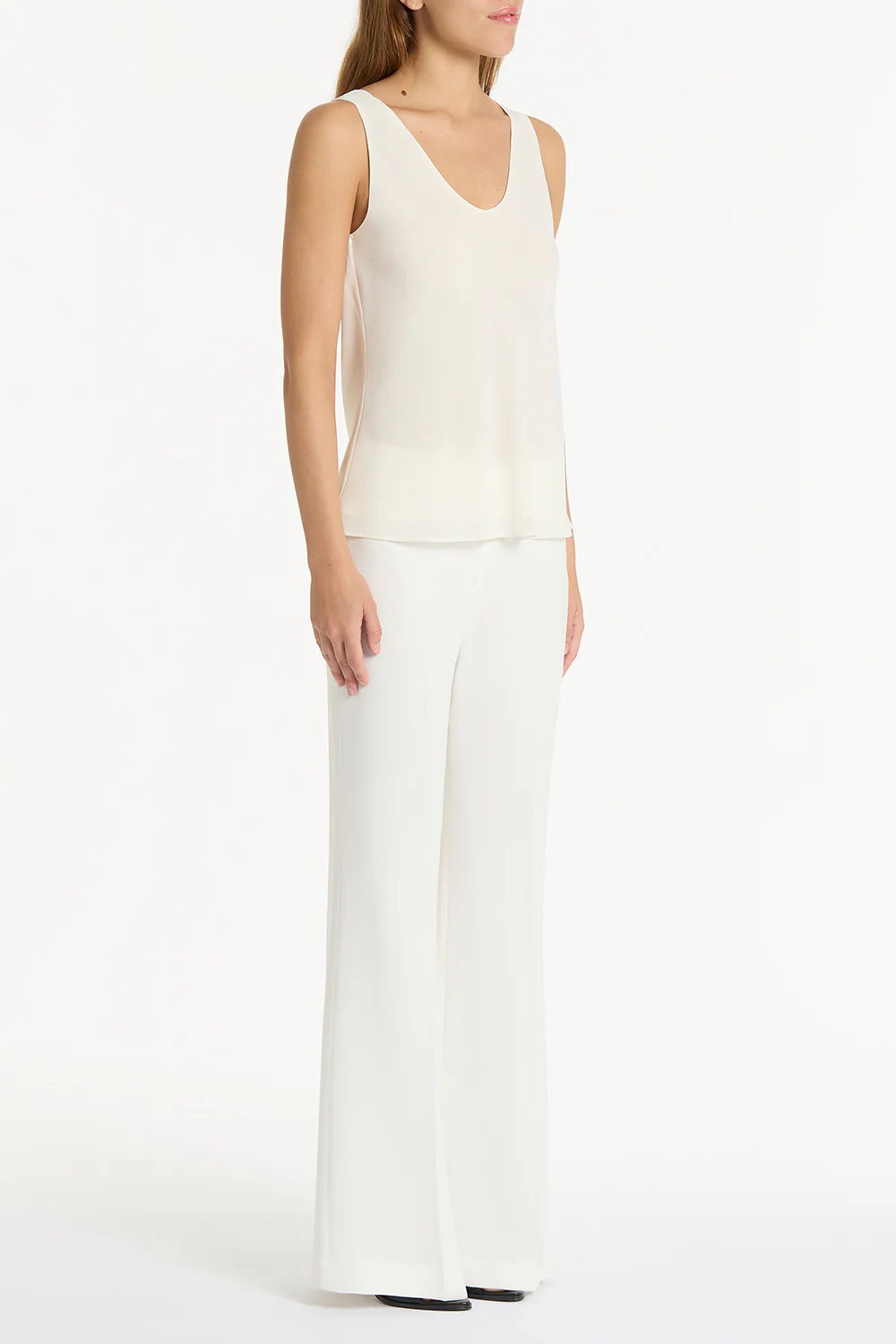 CREAM GEORGETTE SCOOP CAMI - Image 3