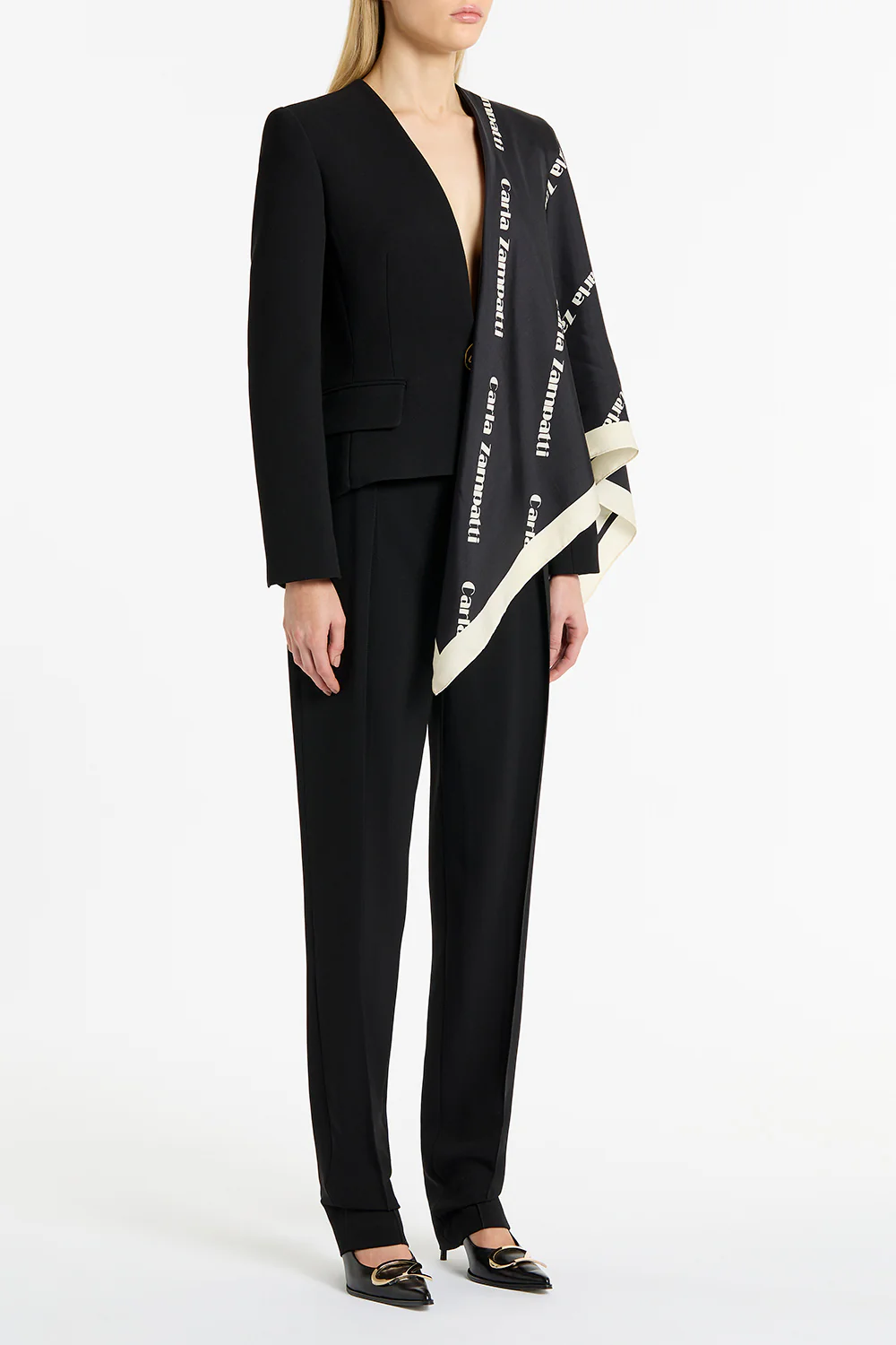 CZ LOGO LASER SILK SCARF - Image 3