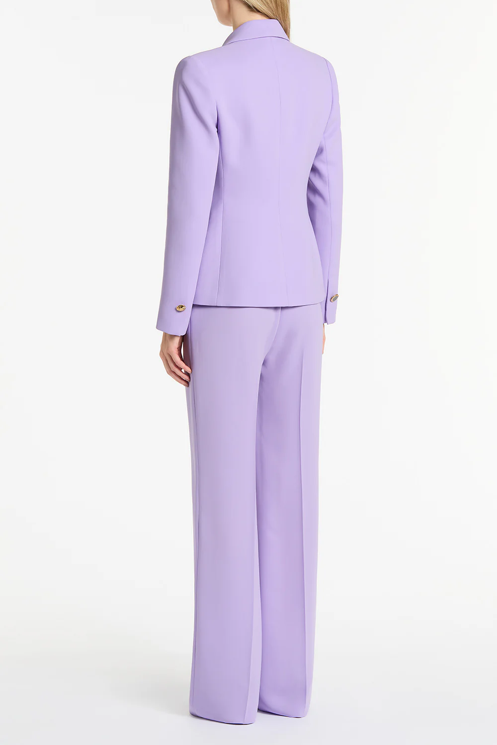 LILAC CREPE WIDE CLASSIC PANT - Image 3