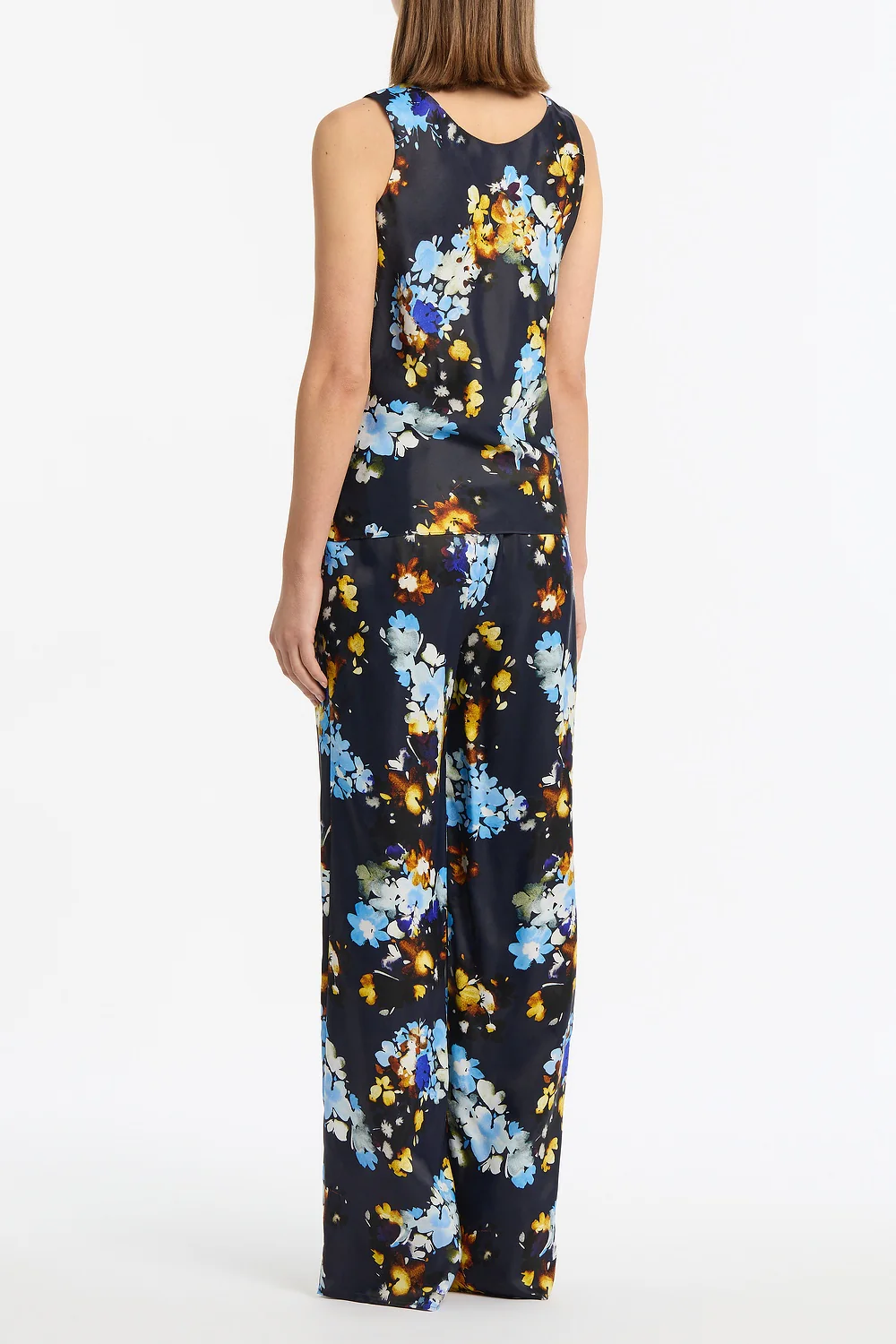 MIDNIGHT BOTANICA VISCOSE TWILL SCOOP NECK CAMI - Image 3