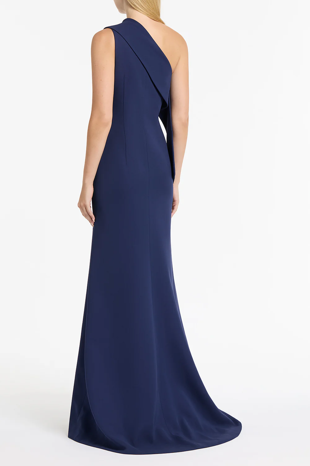 SAPPHIRE CREPE PIEGATO GOWN - Image 3