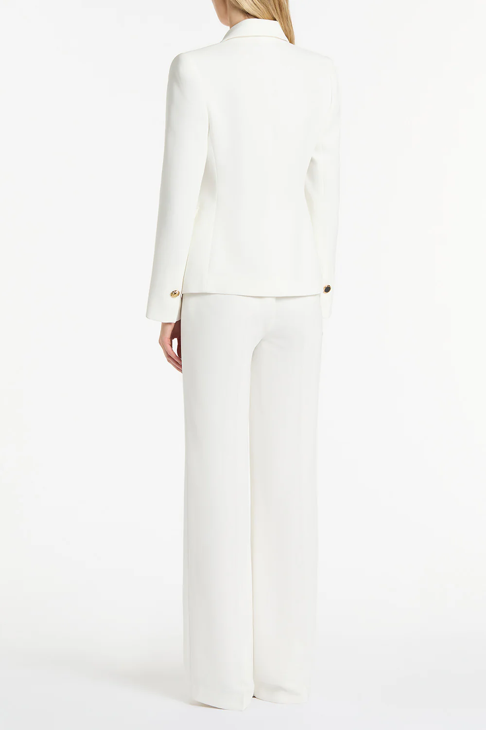 WHITE CREPE ALTURA FLORENCE JACKET - Image 4