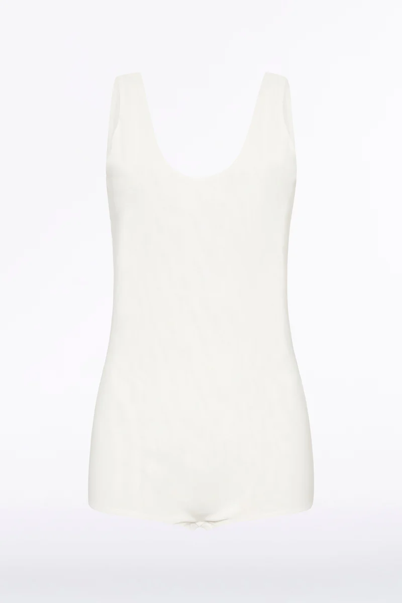 WHITE POWER MESH BODYSUIT - Image 4